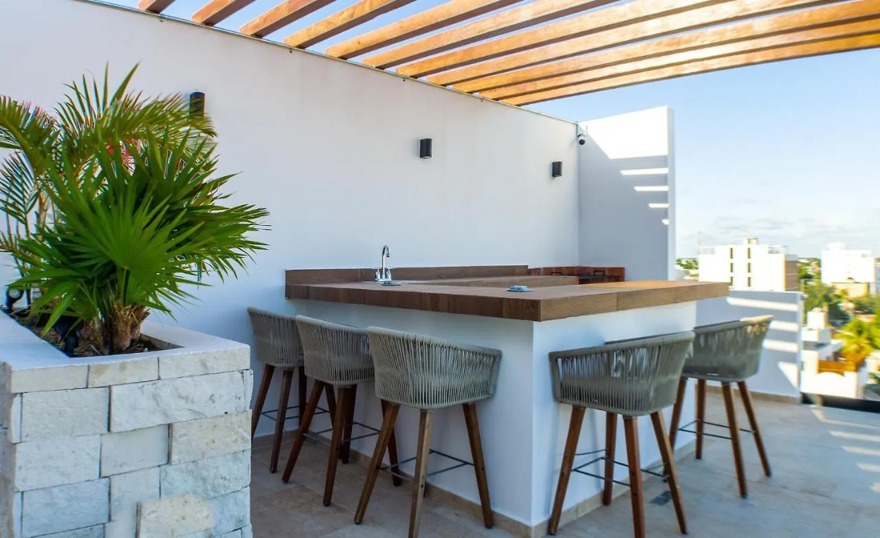 Apartment Ferienwohnung Estudio106 Centrico En Menesse38 Con Roof Playa del Carmen